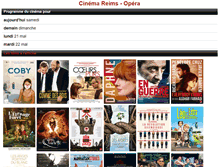 Tablet Screenshot of cinemasreims.com